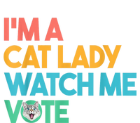 IM A Cat Lady Watch Me Vote Funny President 2024 Election Tie-Dye T-Shirt