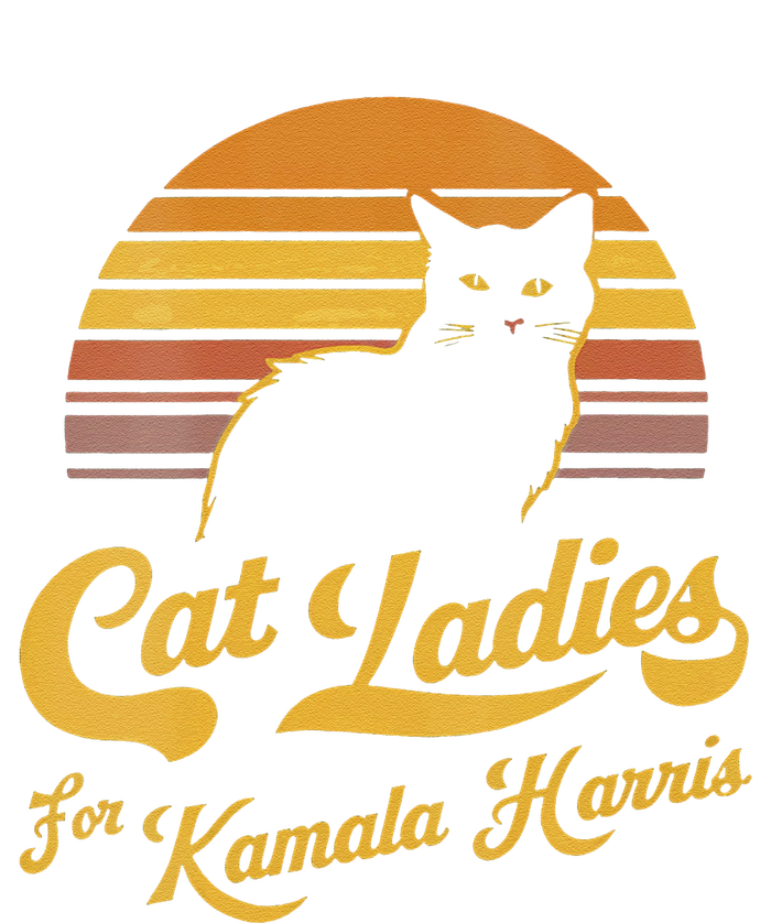 Women Retro Women Kamala Harris Cat Lady Gift T-Shirt