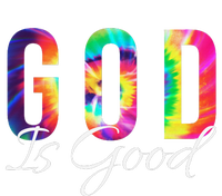 God Is Good Bible Verse Psalm Christian Faith Jesus Tie Dye Women's Perfect Tri Tunic Long Sleeve Shirt