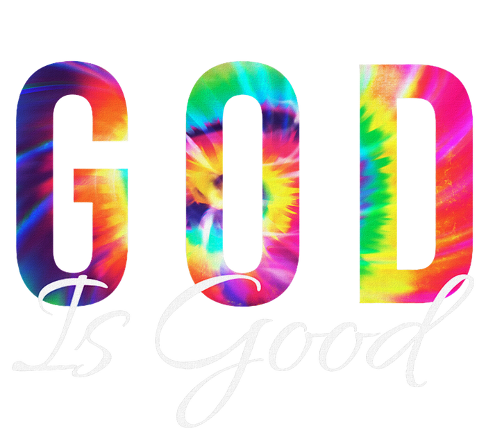 God Is Good Bible Verse Psalm Christian Faith Jesus Tie Dye Women's Perfect Tri Tunic Long Sleeve Shirt