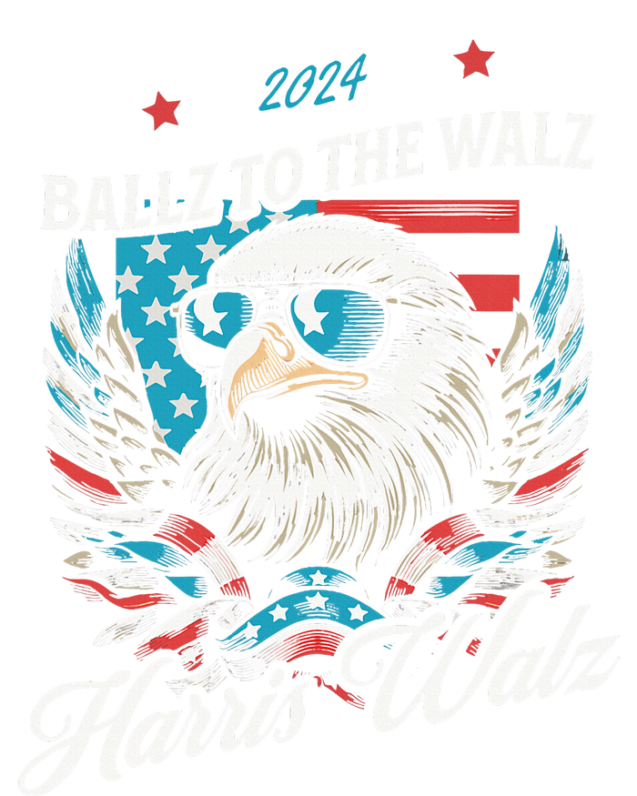 Ballz To The Walz Harris Walz 2024 Sunglasses Eagle Election Sustainable Bucket Hat