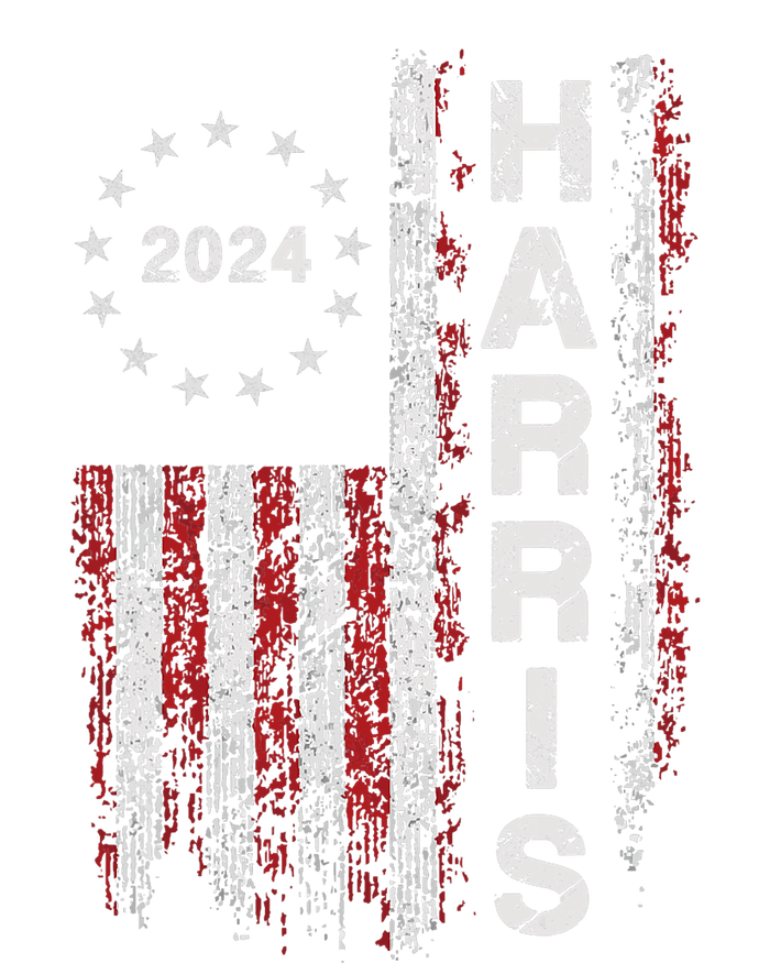 Kamala Harris 2024 For President Campaign Us Flag Vintage Wool Snapback Cap