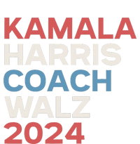 Harris Waltz 2024 Kamala Harris Coach Walz 2024 Kids Long Sleeve Shirt