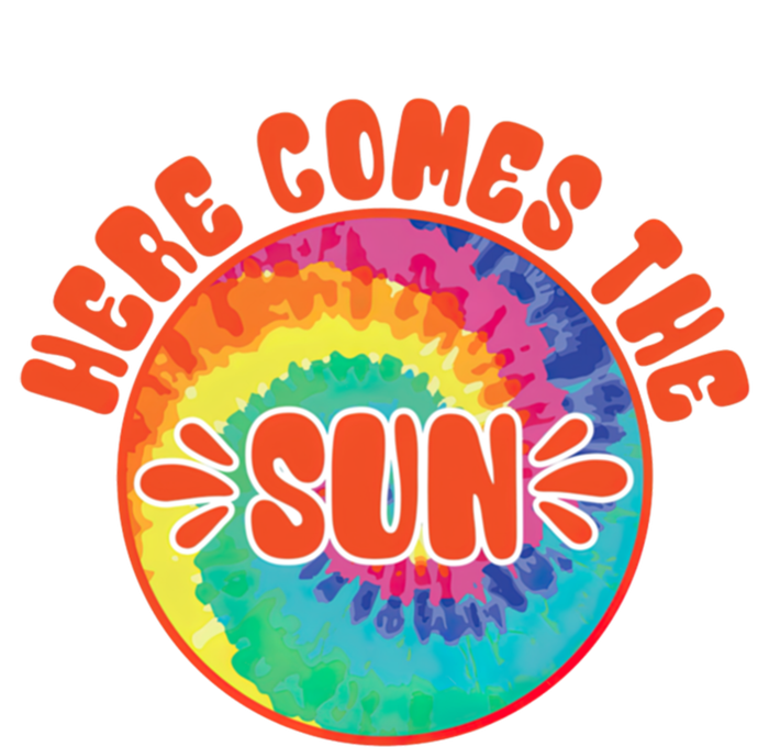 Tie Dye Beach Here Comes The Sun Summer Vacation Holiday Cool Gift Tall Hoodie