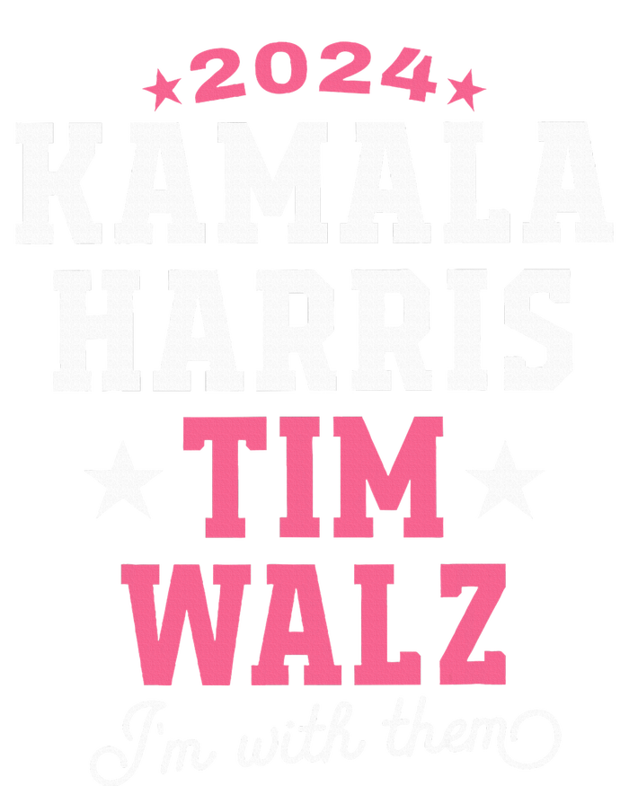 Kamala Harris Tim Walz 2024 President Election I’M With Them T-Shirt