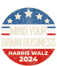 Mind Your Own Damn Business Harris Walz 2024 For President Softstyle Adult Sport Polo