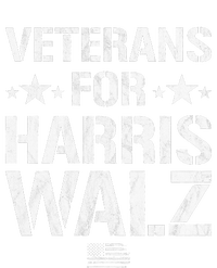 Veterans For Harris 2024 Kamala Harris Tim Walz Veteran Usa T-Shirt