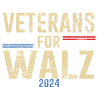 Veterans For Walz 2024 Election Insulated Varsity Jacket