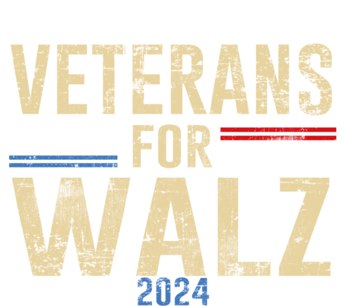 Veterans For Walz 2024 Election Insulated Varsity Jacket