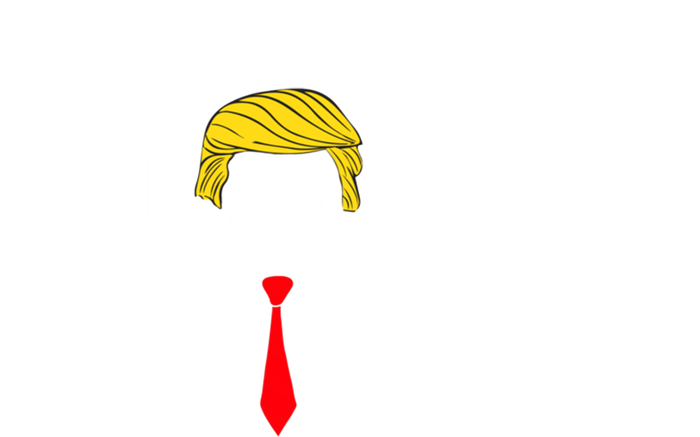 Nope Not Again Funny Sarcastic Trump Statet Usa Humor Usa Cute Gift USA-Made Snowflake Beanie