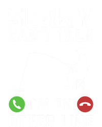 Sorry CanT Talk IM On Other Line Funny Fishing Fish Bass Funny Gift T-Shirt