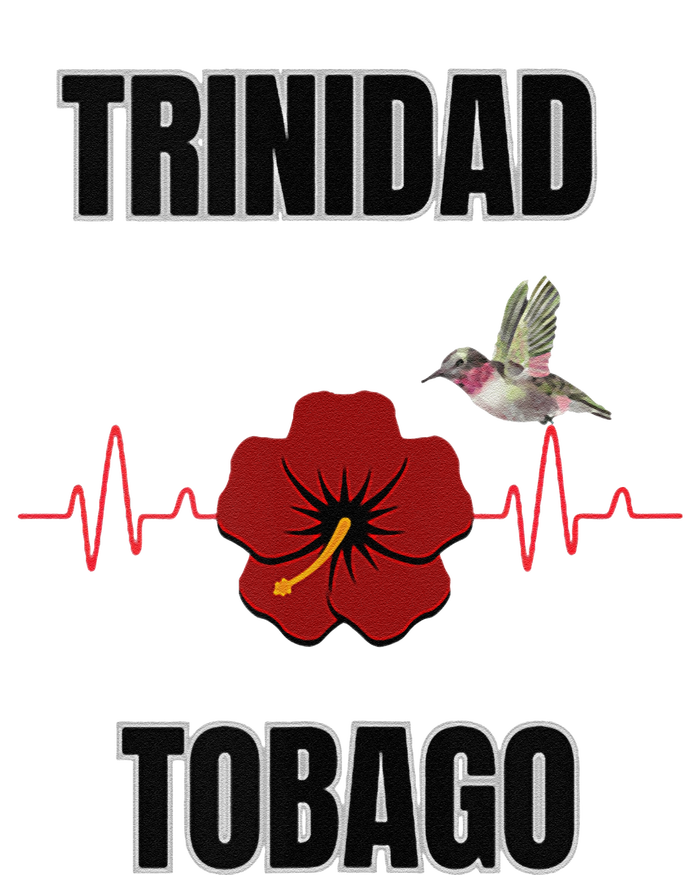 Trinidad Tobago Heartbeat Hibiscus T-Shirt