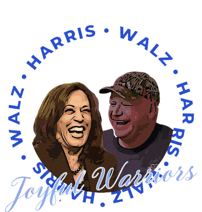 Harris Walz Joyful Warriors Walz Kamala Harris 2024 T-Shirt