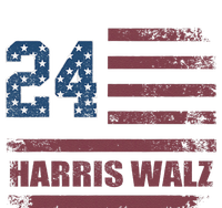 Harris Waltz 2024 Kamala Harris 2024 Tim Waltz 2024 Usa Flag Womens Funnel Neck Pullover Hood