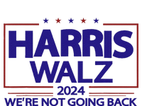 Harris Walz 2024 WeRe Not Going Back Kamala Harris Vp Walz Yupoong Adult 5-Panel Trucker Hat