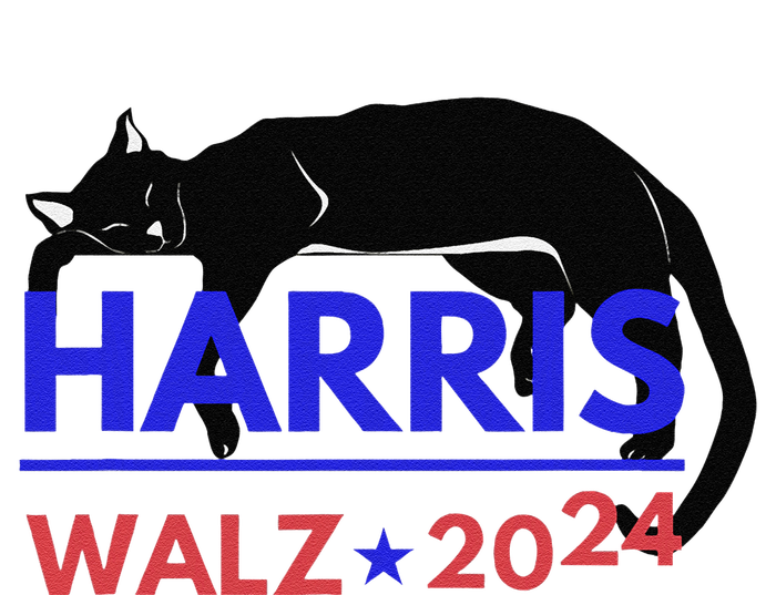 Kamala Harris Tim Walz Harris Waltz 2024 Harris Cat Yupoong Adult 5-Panel Trucker Hat