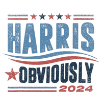 Harris Obviously A Vote For 2024 President Kamala Harris Women's Racerback Tank