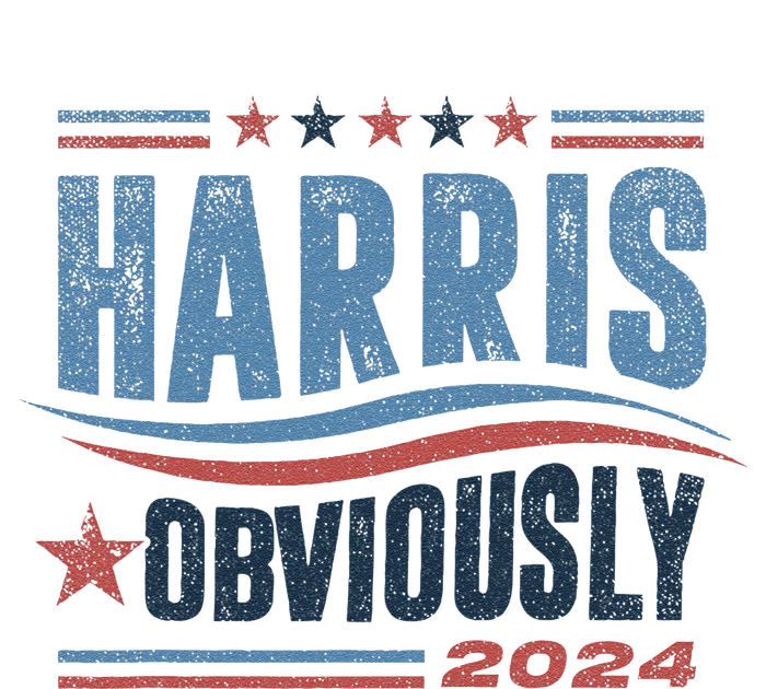 Harris Obviously A Vote For 2024 President Kamala Harris Women's Racerback Tank