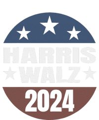 Harris Walz 24 Vote Kamala Harris Tim Waltz 2024 Round Retro Doggie Tank