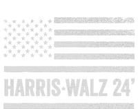 Harris Walz 2024 Election Kamala Tim Waltz American Flag Women's Fleece Hoodie