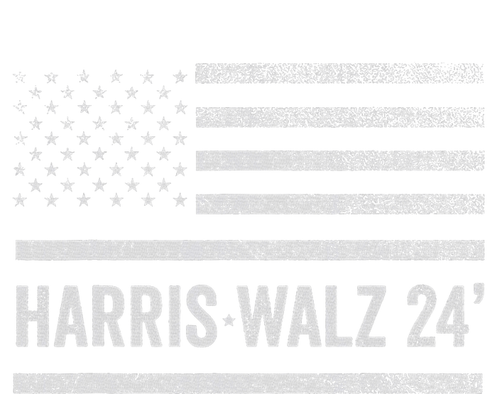 Harris Walz 2024 Election Kamala Tim Waltz American Flag Women's Fleece Hoodie