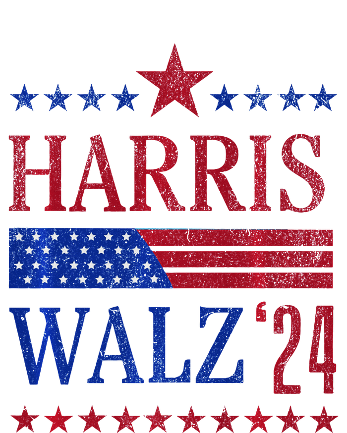 Vintage Harris Walz 2024 American Flag 2024 Harris Election Premium T-Shirt