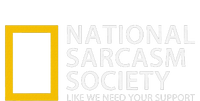 National Sarcasm Society Dry Zone Grid Polo