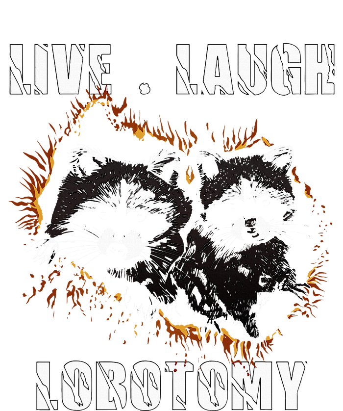 Live Laugh Lobotomy Retro Opossum Lovers Legacy Cool Fit Booney Bucket Hat