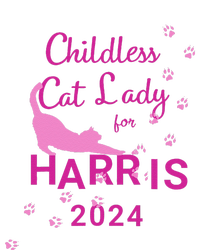 Childless Cat Lady For Harris 2024 Gift Women's T-Shirt