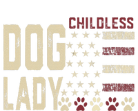 Childless Dog Lady Vote 2024 Us Flag Democratic President Gift T-Shirt