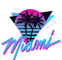 Miami Palm Trees Vaperwave Synthwave 80s Style Retro T-Shirt