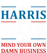 Walz Waltz 2024 Mind Your Own Damn Business Poster