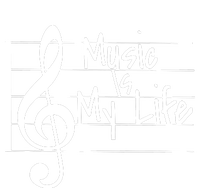 Music Is My Life Musical Note T-Shirt