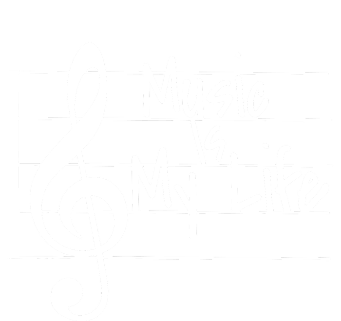 Music Is My Life Musical Note T-Shirt