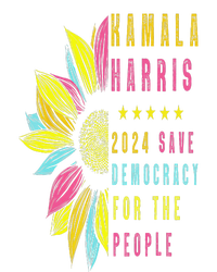 Kamala Harris 2024 Save Democracy For The People Sunflower Women's Fleece Hoodie