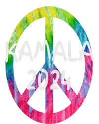 Kamala Harris 2024 Tie Dye Peace Sign Kamala Election T-Shirt