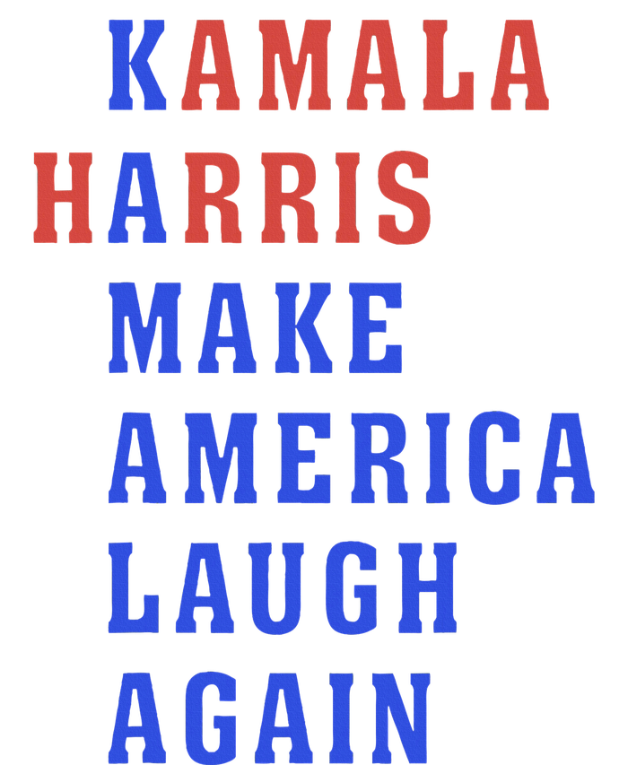 Kamala Harris Madam President Make America Laugh Again 2024 Women's T-Shirt