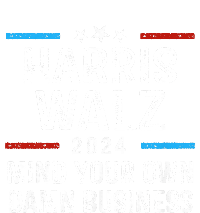 Harris Walz Waltz 2024 Mind Your Own Damn Business Kids Long Sleeve Shirt