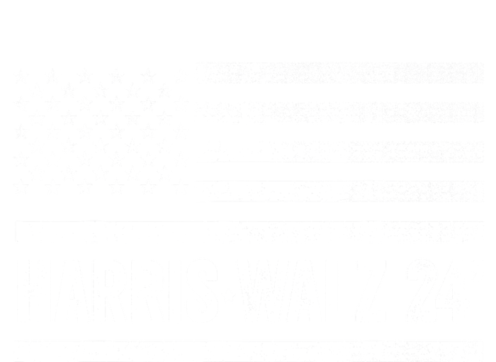 Harris Walz 2024 Election Kamala Tim Waltz American Flag Women's T-Shirt