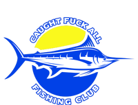 Caught Fuck All Fishing Club USA-Made Doggie Bandana