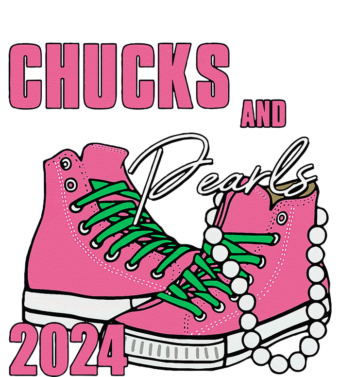 Chucks And Pearls IM With Her Kamala 2024 Baby Bodysuit