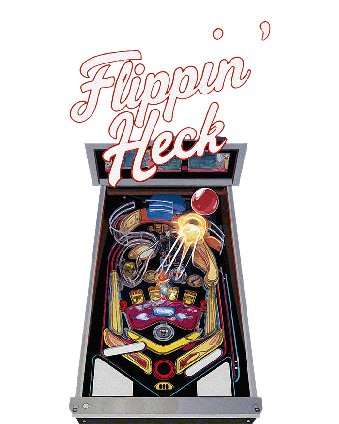 Flippin Heck Pinball Machine Gaming Arcade Sustainable Bucket Hat