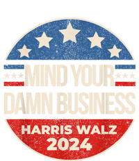 Walz Waltz 2024 Mind Your Own Damn Business Full Zip Hoodie