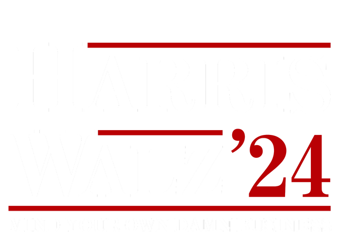 Harris Walz 2024 Mind Your Own Damn Business Daily Commute Backpack