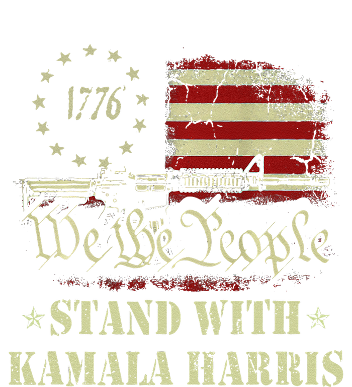 We The People Stand With Kamala Harris 2024 American Flag Daily Commute Backpack