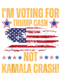 IM Voting For Trump Cash Not Kamala Crash American Flag Premium T-Shirt