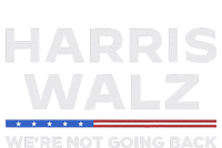 Harris Walz 2024 WeRe Not Going Back Waltz Vote President Metallic Star Ornament