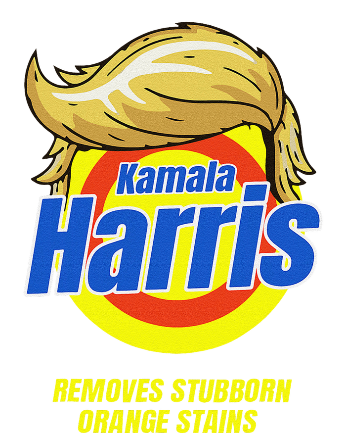 Kamala Harris 2024 Removes Stubborn Orange Stains Humor V-Neck T-Shirt