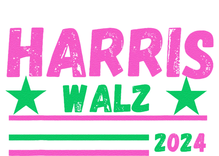 Kamala Tim Walz 2024 Retro Strip Star Harris Green Pin.K Toddler Long Sleeve Shirt