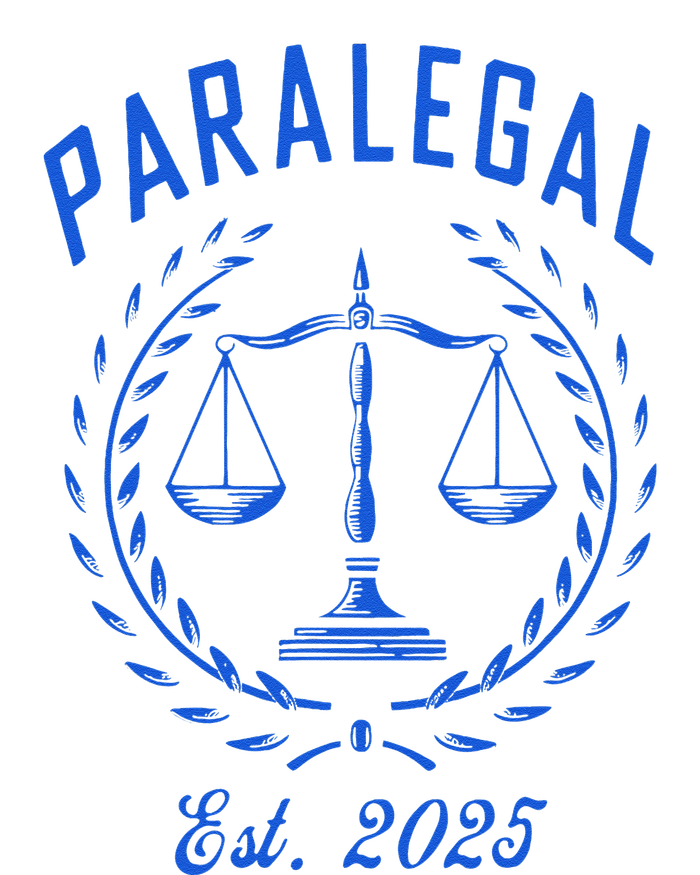 Paralegal Est. 2025 Scales Of Justice Long Sleeve Shirt